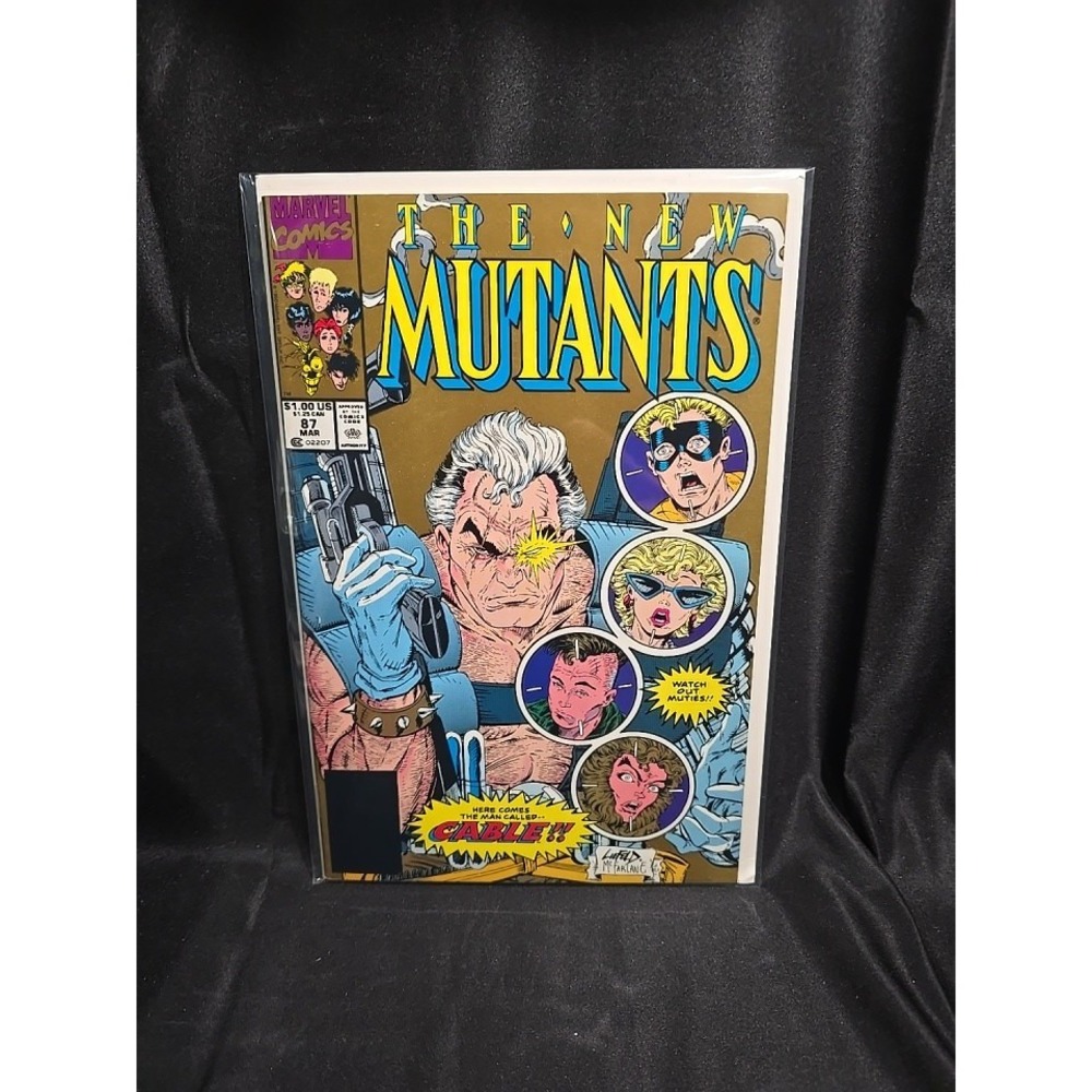 New Mutants # 87 NM 2nd Print Marvel Comic Book 1st Cable Appearance XMen